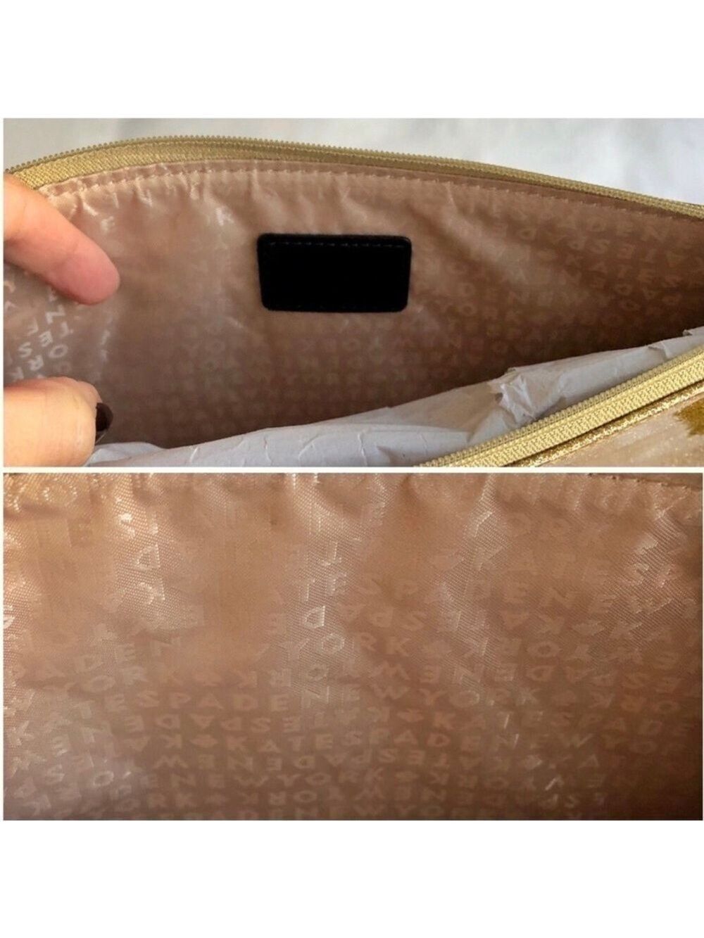 Kate Spade Gia Glitter Pouch - Picture 6 of 8